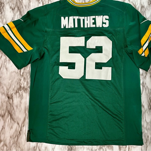 Clay Matthews Green Bay Packers Football Jersey Sz XL Cheese Head Nike 2024 HOF - Picture 7 of 13